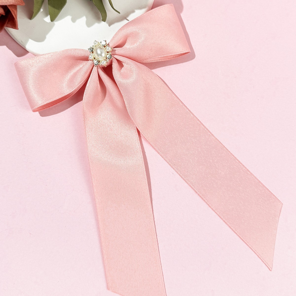 Lady, Sweet Style Lady Sweet Women's Bow Knot Ribbon Hair Clip