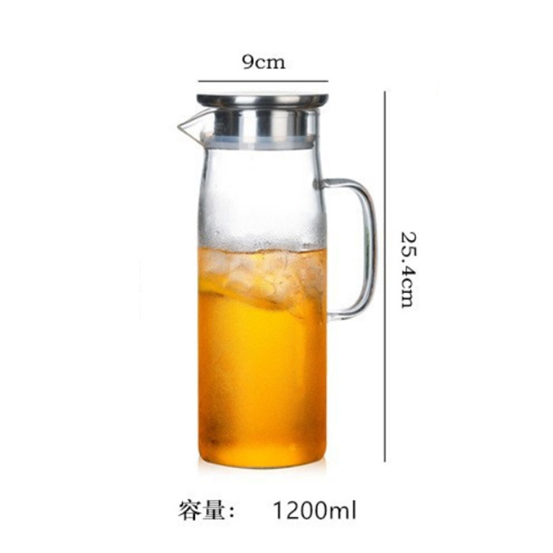 Estufa tetera hogar hervidor de agua de gran capacidad traje de vidrio resistente a altas temperaturas hervidor frío Hervidor Tetera al por mayor