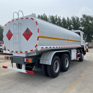After Eight Rounds Howo Mobile Refueling Truck for Sale 20 Square Diesel Gasoline Transport Liquid Tank Truck Color Can Be Ordered