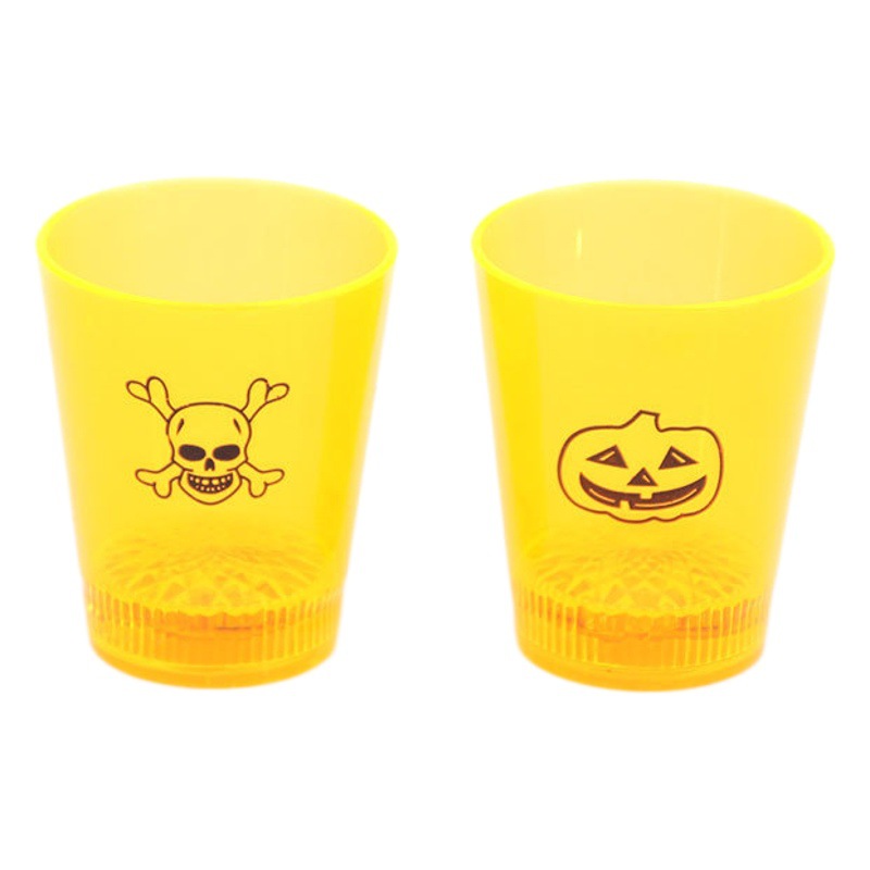Lámpara de vela de Halloween taza electrónica taza luminosa Halloween props atmósfera lugar diseño