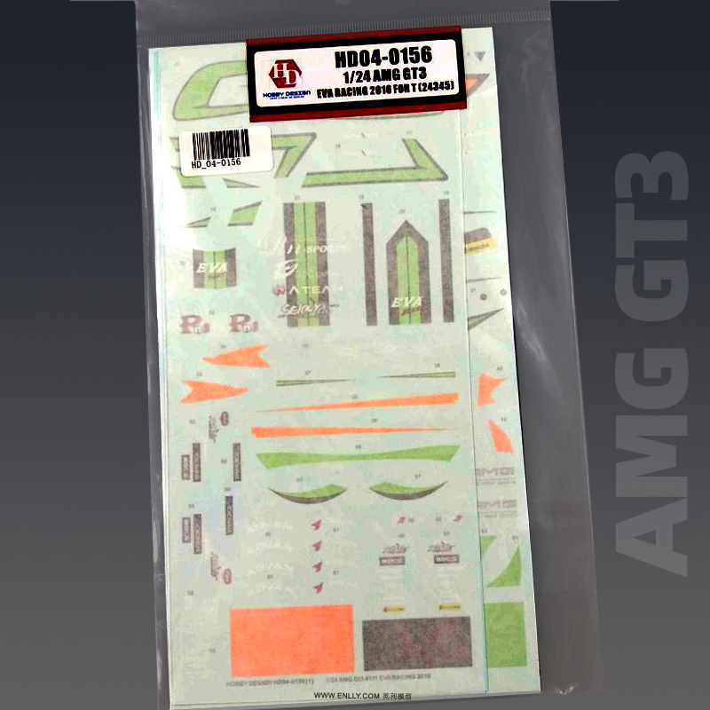 HobbyDesign 1/24 MG GT3 EVA RACING 2016 水贴 HD04-0156