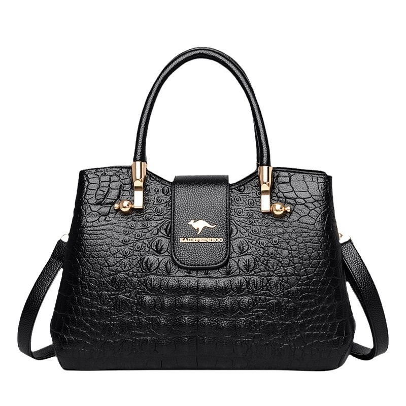 Bolso 2024 nuevo patrón de cocodrilo de gama alta para mujer bolso de madre bolso de mensajero de hombro para mujer