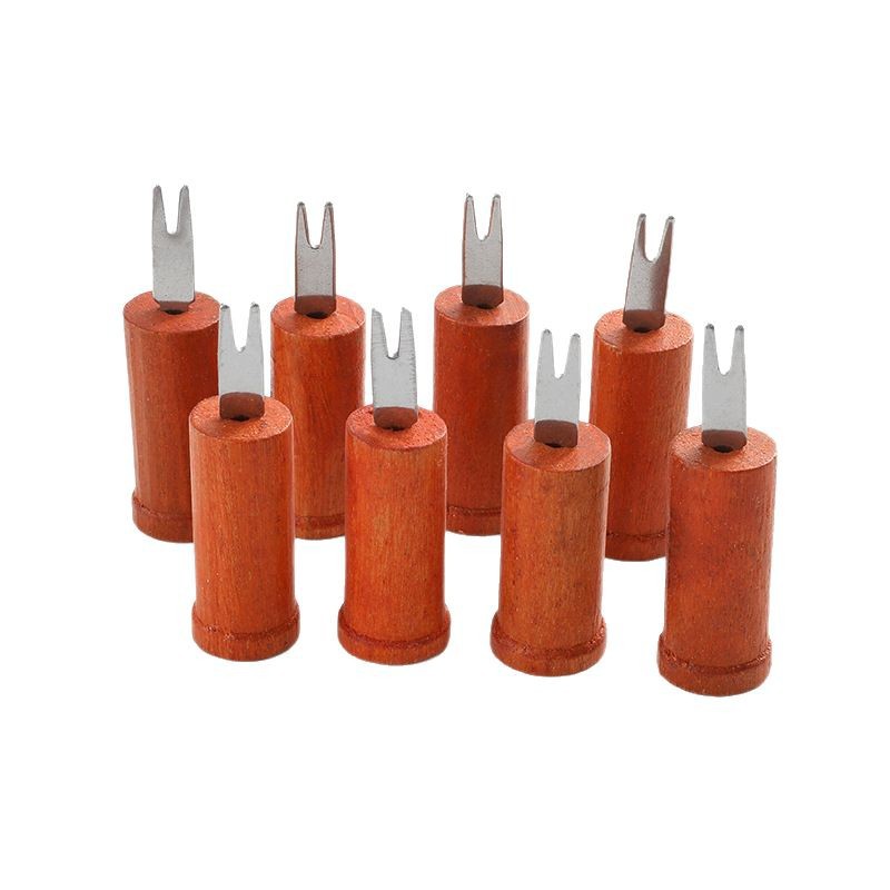 Juego de Parrilla para Barbacoa de Acero Inoxidable, Portátil, con Estuche de Plástico y Mango de Madera, 18 Piezas, para Acampar al Aire Libre