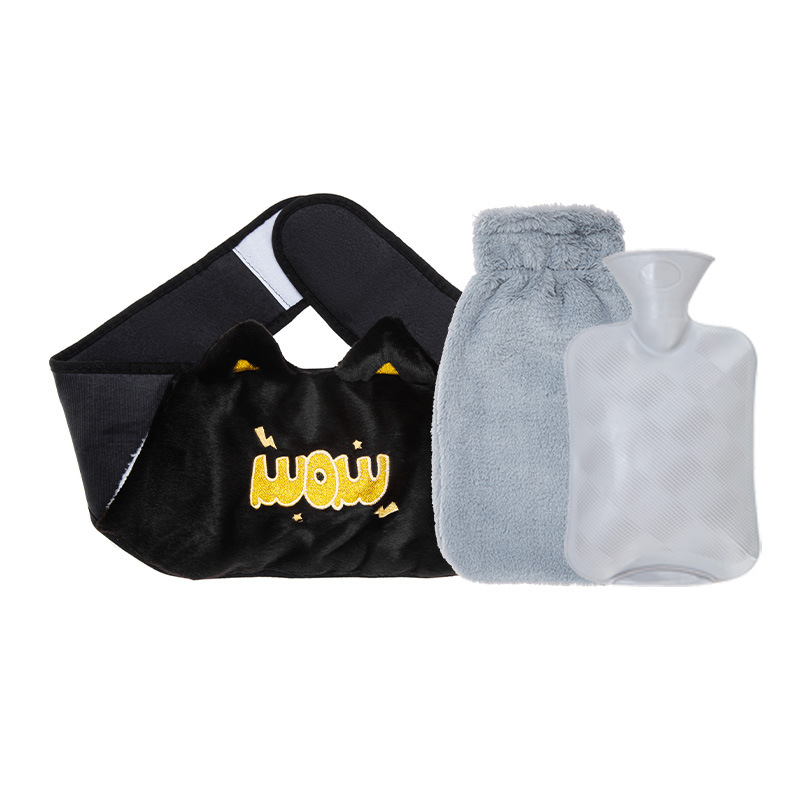 [Juego de tres piezas] inyección de agua cinturón caliente bolsa de agua caliente cinturón caliente mano caliente cintura vientre caliente inyección de agua cinturón protector