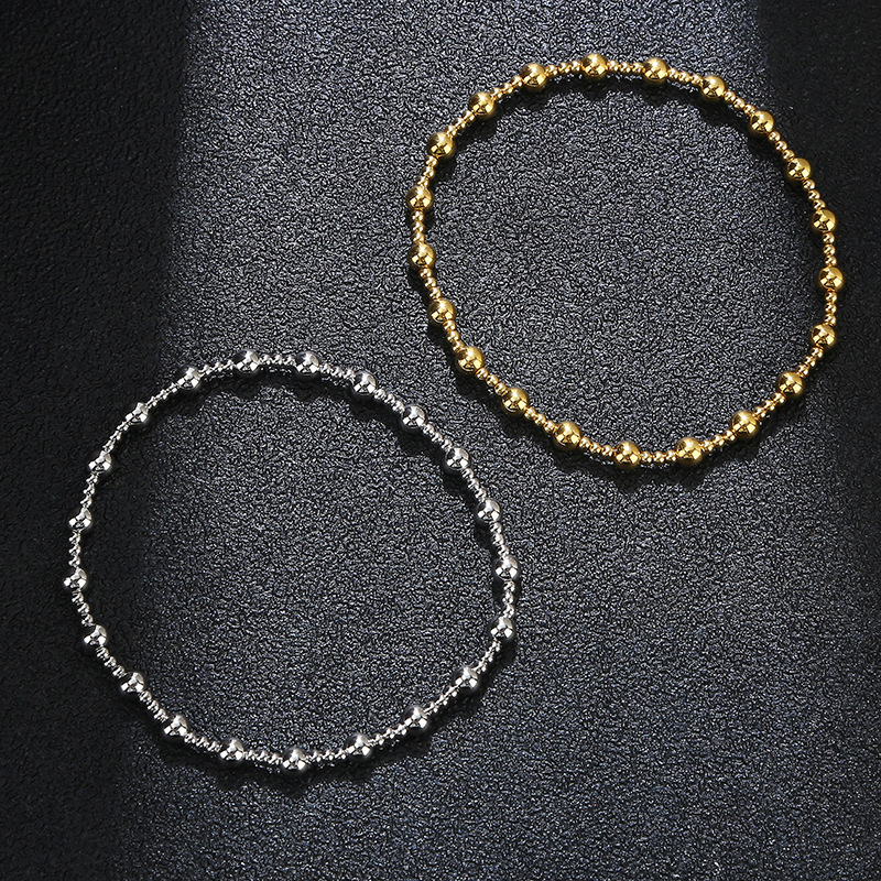 304 Stainless Steel Pendant Material Basic Geometric Stainless Steel Plating Bracelets 1 Piece