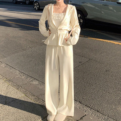 美女舒适区 元气松弛感收腰弹力卫衣套装女秋季运动 2025秋季新款