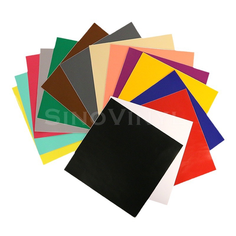 Papel de doble PE de color sólido película de grabación de color 40 piezas de personalidad DIY papel de grabación adhesivo de color pegatinas decorativas image 6