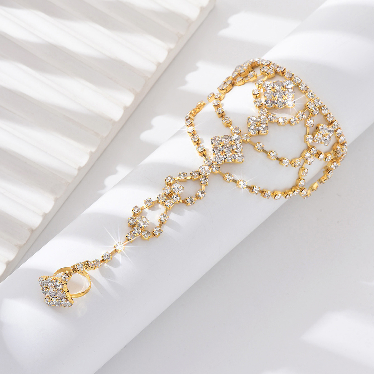 Nuevos productos transfronterizos tendencia amor pulseras de moda europea y americana playa bohemia diamantes de dedo pulseras joyas accesorios
