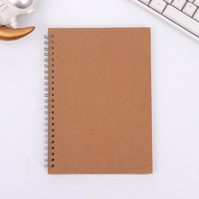 线圈本商务办公加厚笔记本牛皮纸本子横线本小方格子本网格记事本