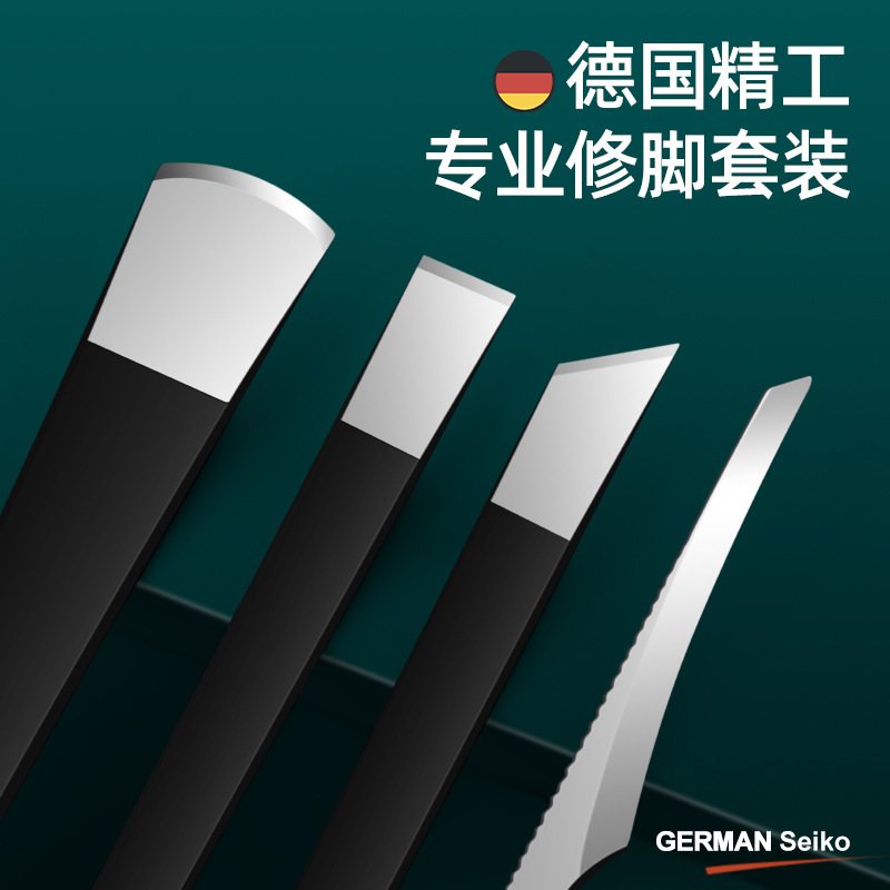 足を修理する刀のスーツの揚州の3本の刀は死んだ皮の古い繭に行って足の裏の足のかかとの甲溝の灰をこすります足の専門の道具を修理します。|undefined
