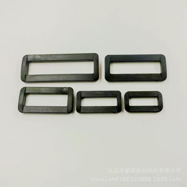 Manufacturer in stock luggage accessories 1.5-5.0cm adjustable buckle plastic square buckle backpack adjustable buckle square buckle