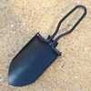 Mini garden art shovel trumpet stainless steel folding shovel shovel shovel outdoor engineer shovel small folding shovel