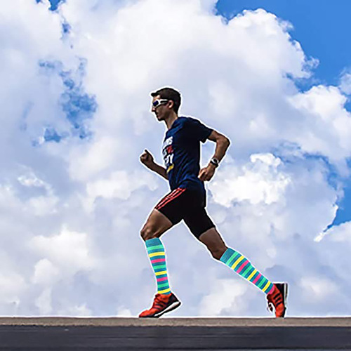 Cross-border exclusive Compression socks Amazon compression socks Striped series casual pressure socks