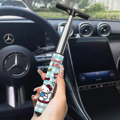 Rearview Mirror Telescopic Wiper: Car cleaning tools - grid-blue-kt