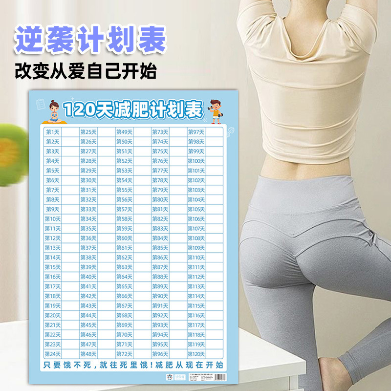 減量チェックイン記録シート、体重チェックイン、痩身自己規律チェックインウォールチャート、減量先延ばし監視体重計画|undefined