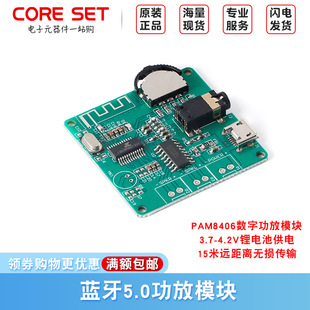 Stereo Bluetooth 3w/5W amplifier board PAM8406 digital amplifier module DIY Bluetooth 5.0 speaker