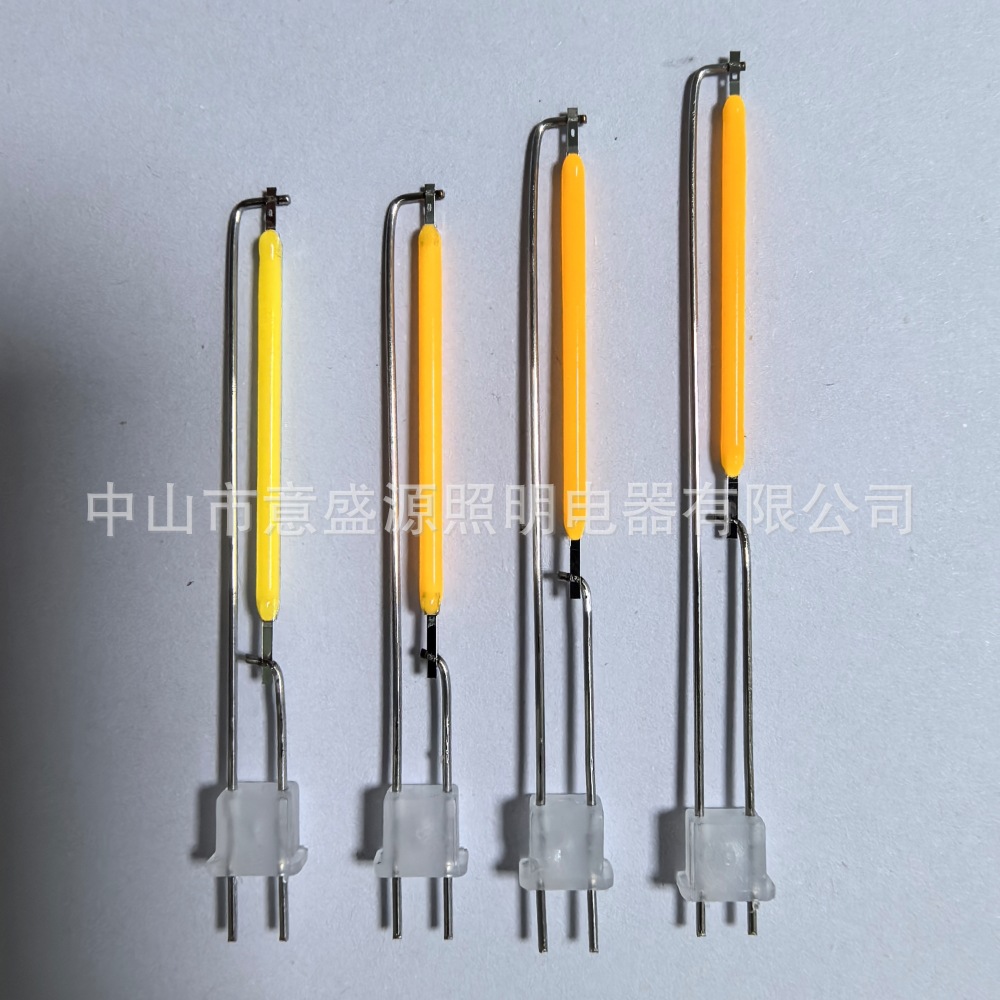 COBLED灯丝带支架 太阳能灯led灯条低压3V 单端正负极 定位钨丝灯