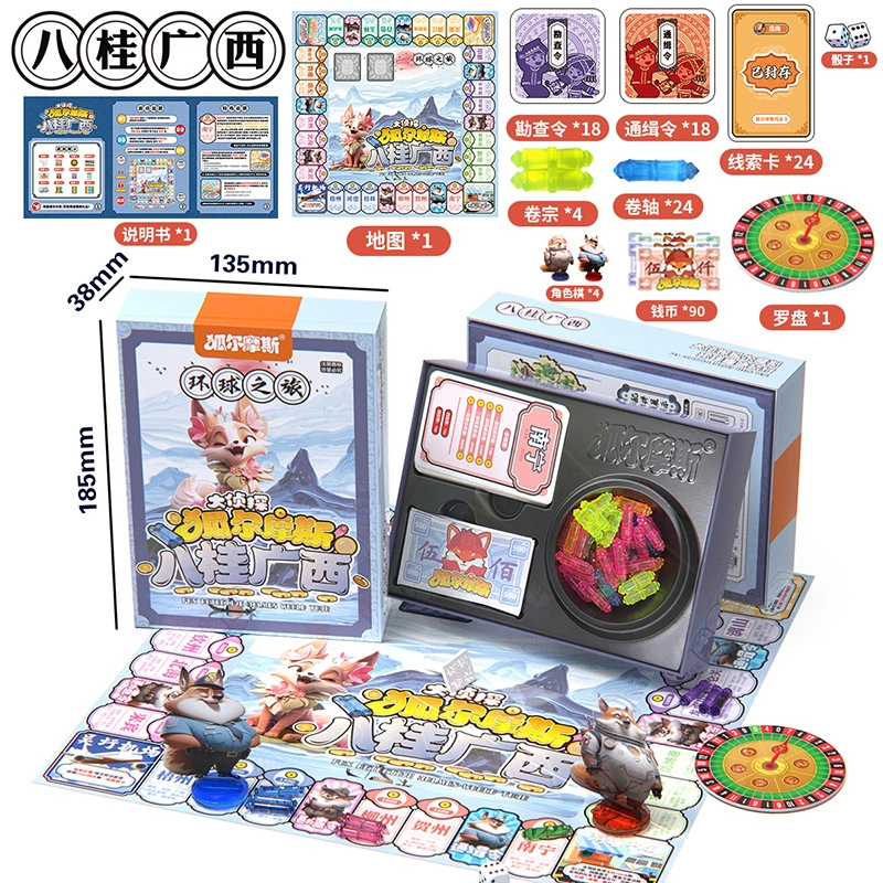 Монополия «World tour» (Хуэрмос), карточная настольная игра «Путешествие в Китай», комплект, делюксовое издание