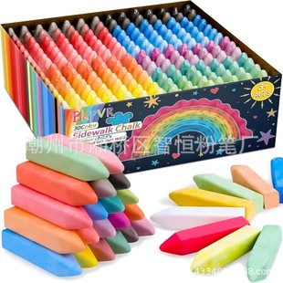 New Product Recommendation: Children's Washable Sidewalk Chalk, Square Chalk, 30 Colors, 150 Pieces, Exclusively for Cross-Border Sales