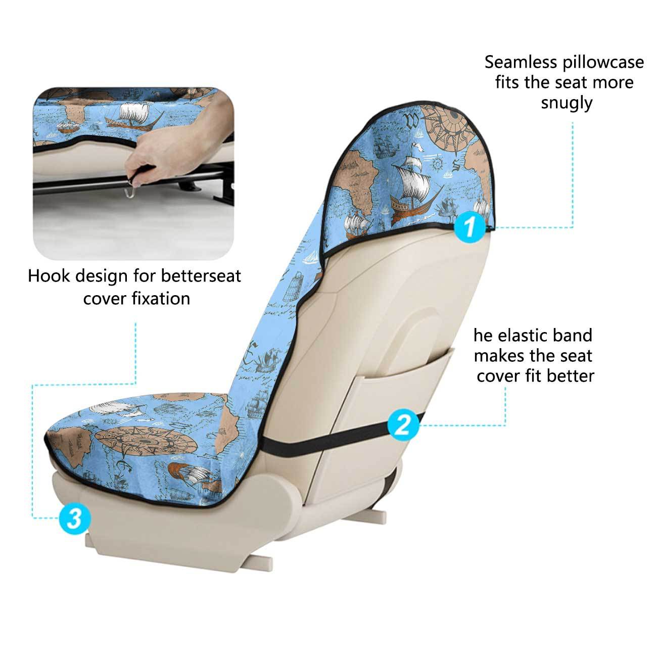 Car seat towel cover front seat protector suitable for gym and exercise, universal for all seasons, car use 132