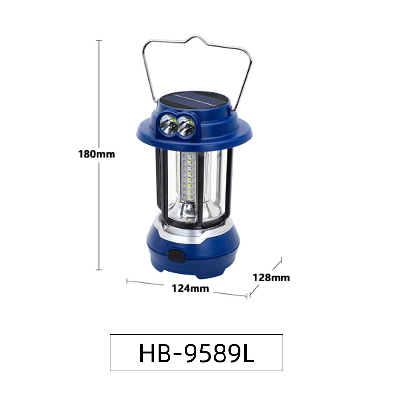HB-9589L 충전식 태양-블루