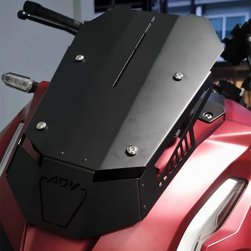 Suitable for Honda Adv160 Windshield Adv150 Motorcycle Modification Parts Cnc Aluminum Alloy Thickeneded Windshield