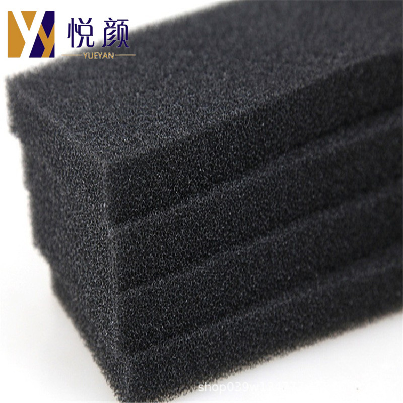 聚氨酯黑色生化棉鱼缸过滤海绵 厨房油烟过滤 高强度阻燃海棉