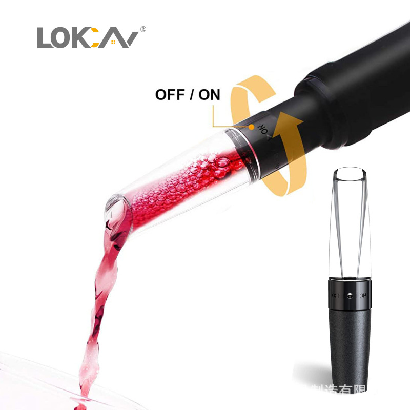 Vino rápido vertiendo decantador ajustable vino vertiendo decantador rápido vertiendo vino