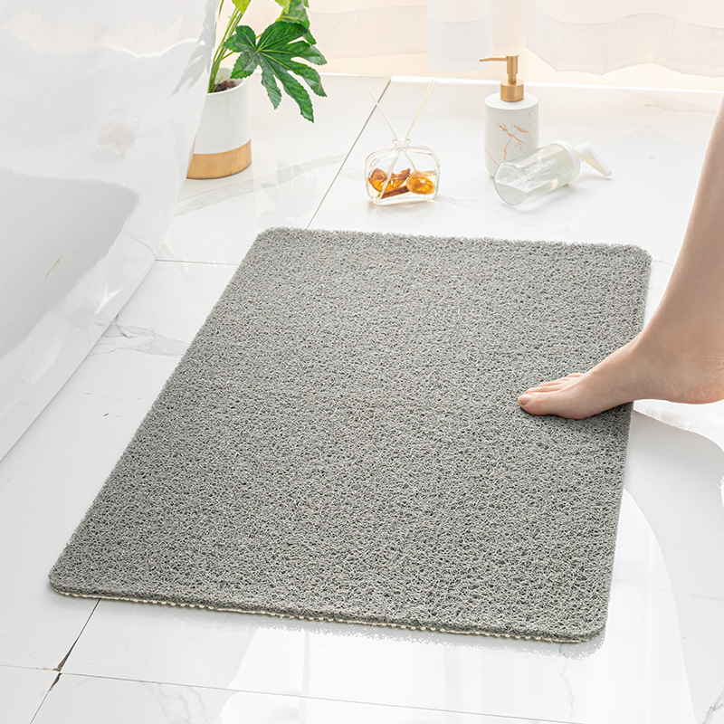 El comercio exterior de baño interior antideslizante estera impermeable alfombra de piso ducha baño estera de pie anillo de alambre al por mayor