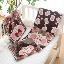 厂家批发新款全棉水洗多层纱布提花毛巾柔软吸水日用毛巾洗澡毛巾