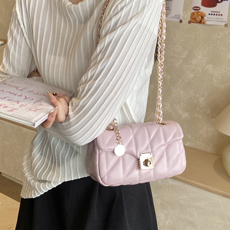 Nicho diario sensación de bolso de cadena de diamond para mujeres 2026 nuevo bolso cuadrado de tendencia de viaje universal bolso de hombro image 9