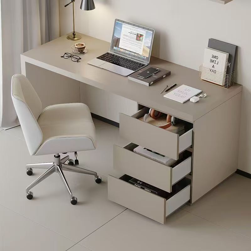 Desk-dresser-combination floor-standing simple office desk for home use, student writing desk, bedroom desktop computer desk