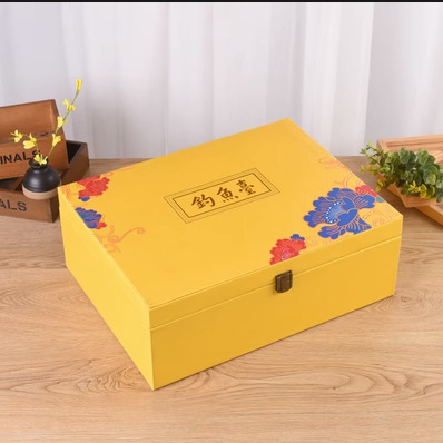 厂家专业PU皮茶叶盒酒盒月饼盒香烟包装盒彩印创意礼盒皮盒包装盒