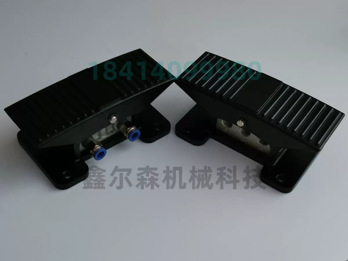 三位五孔自动复位气动脚踏阀 JVFA-350-8A 升降机脚踏开关 脚踏阀