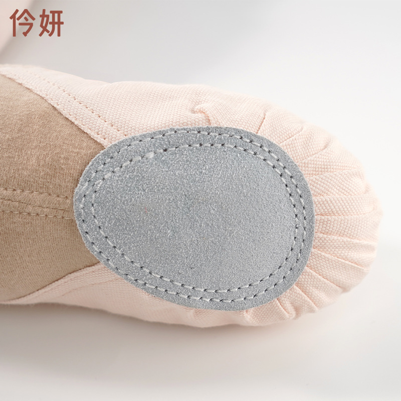 Zapatos de baile para niños zapatos de ejercicio de fondo suave para mujer zapatos de tela elástica para niñas de Ballet para adultos zapatos de cuerpo de garra de gato