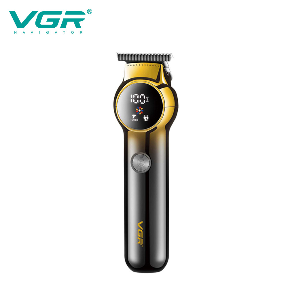 Tondeuse à cheveux électrique rechargeable USB pour homme, avec affichage numérique et fonction dégradée, idéale pour une utilisation à domicile._voghion.com