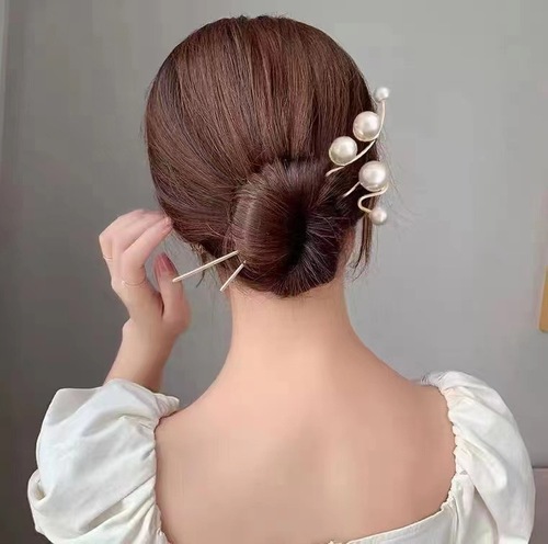  new high-end pearl hairpins for women, modern simple hairpins, internet celebrity hairpins, hair accessories, headwear wholesale