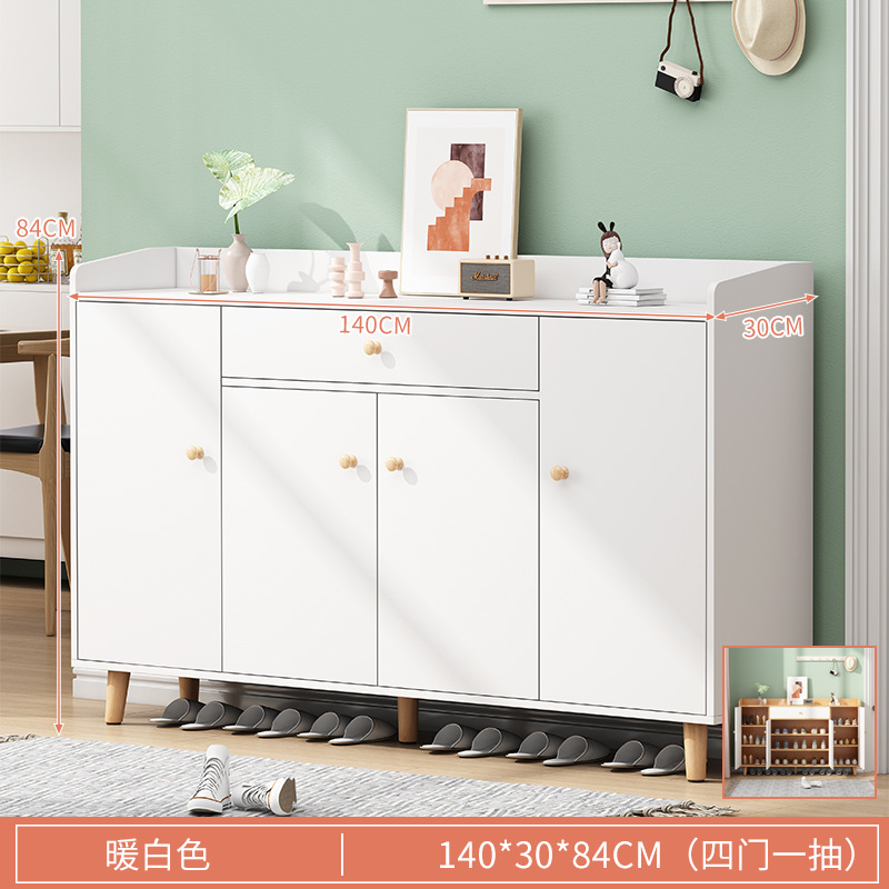 140cm 4 도어 따뜻한 흰색