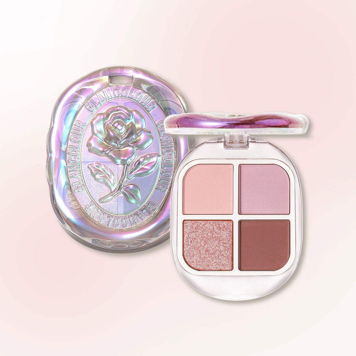 Палетка теней для век (Glamcolour), матовый мелкоизмельчённый пудра, землистые оттенки, оптовая продажа