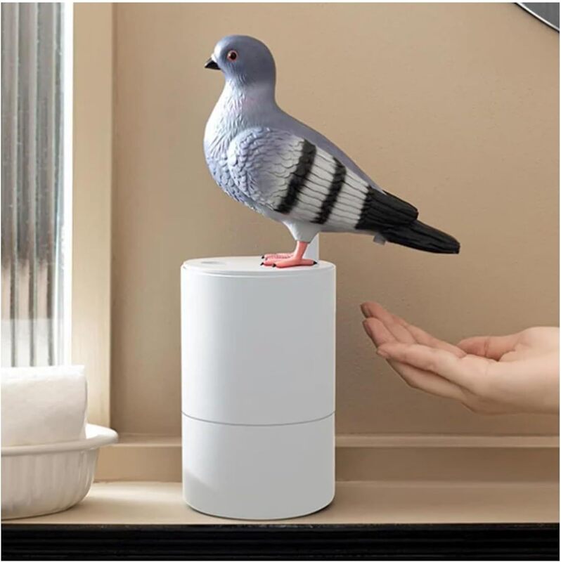 小さなハト携帯電話洗浄バッテリーモデル家庭用スマート電気誘導自動泡鳩石鹸ディスペンサー|undefined