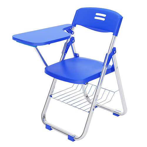 Reporter conference room chair folding training chair with writing board student desk and chair all-in-one office one-piece desk and stool chair