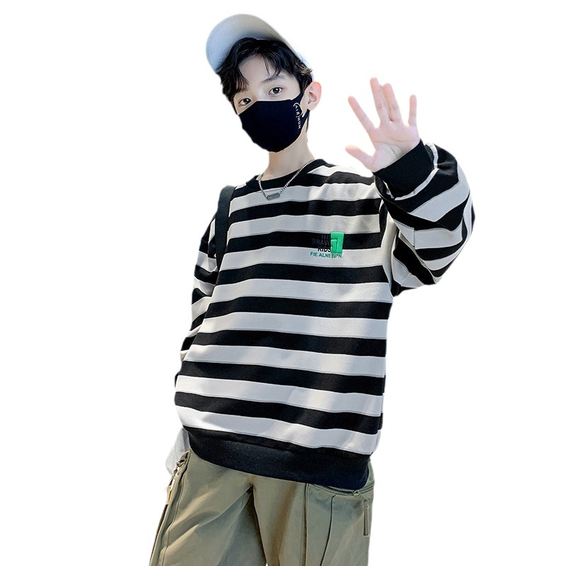Autumn top, outfit, base coat, big cloth, boys' hoodie, spr and autumn collection, 2024 new item, children's_voghion.com