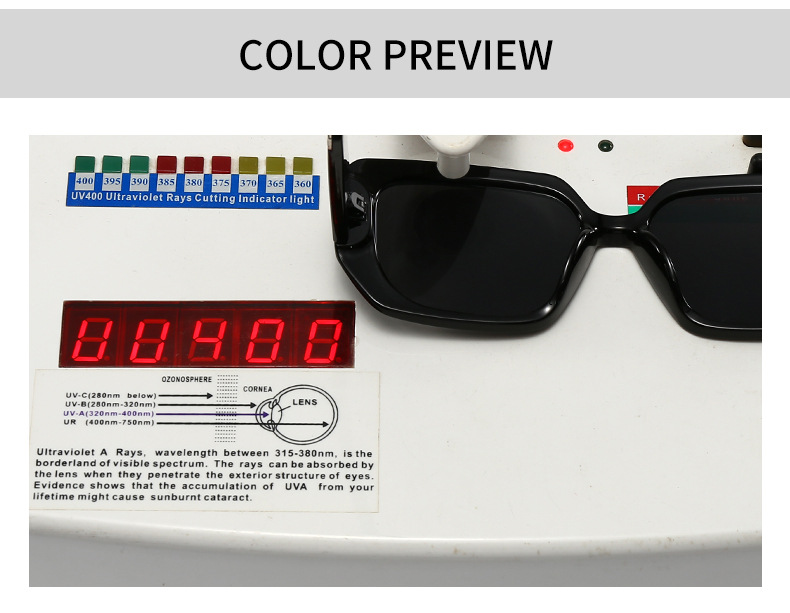 Square Sunglasses For Men And Women Modern Retro Decorative Frame_voghion.com