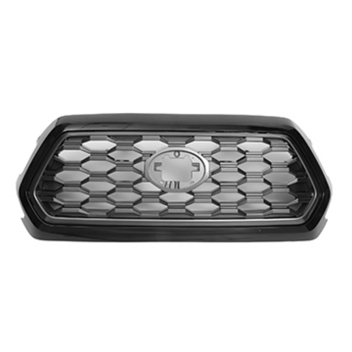 Решетка радиатора из ABS-пластика, черная и темно-серая, для тюнинга Toyota Tacoma 2021-2023 годов выпуска.