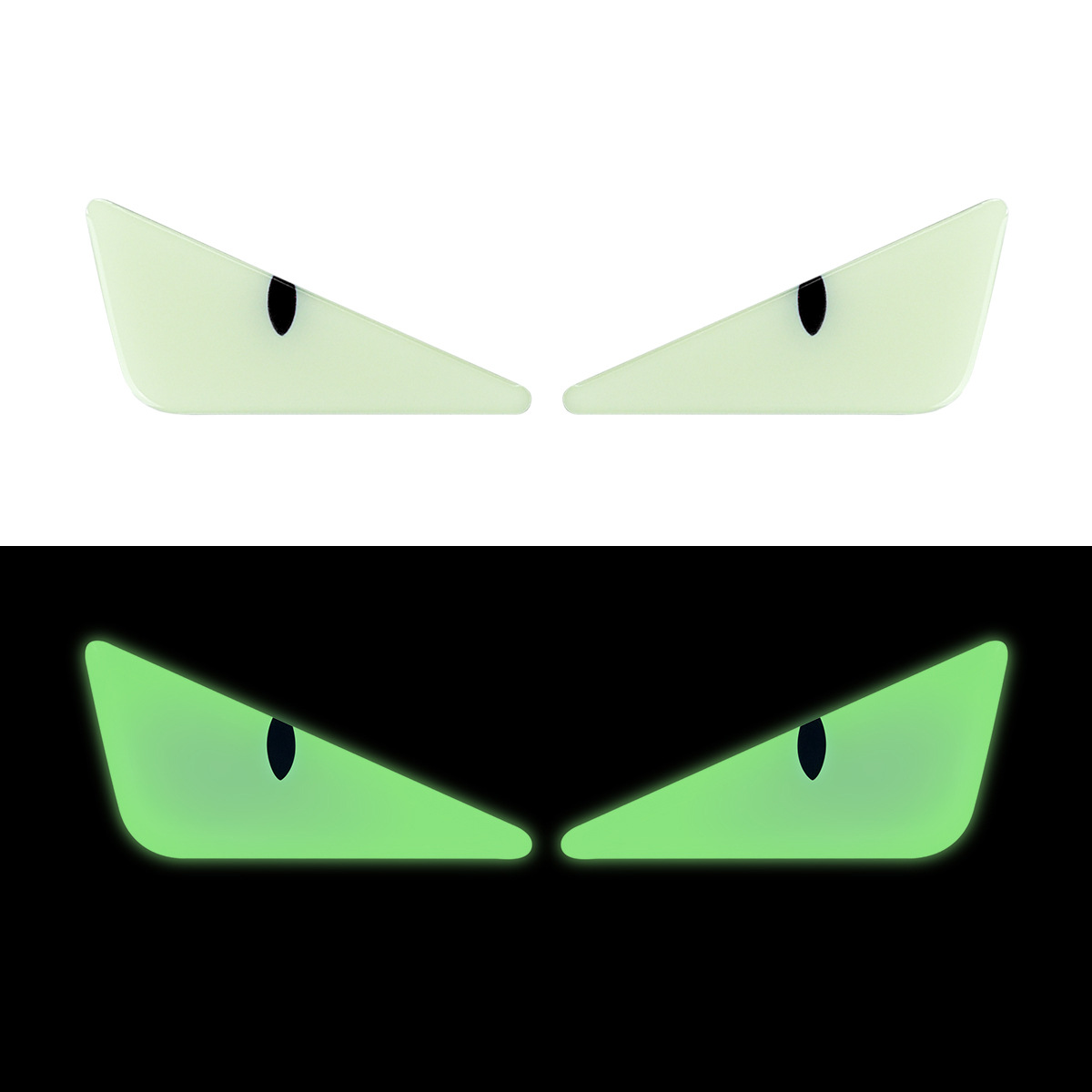 악마의 눈 오토바이 라이트 스티커 블랙(쌍)