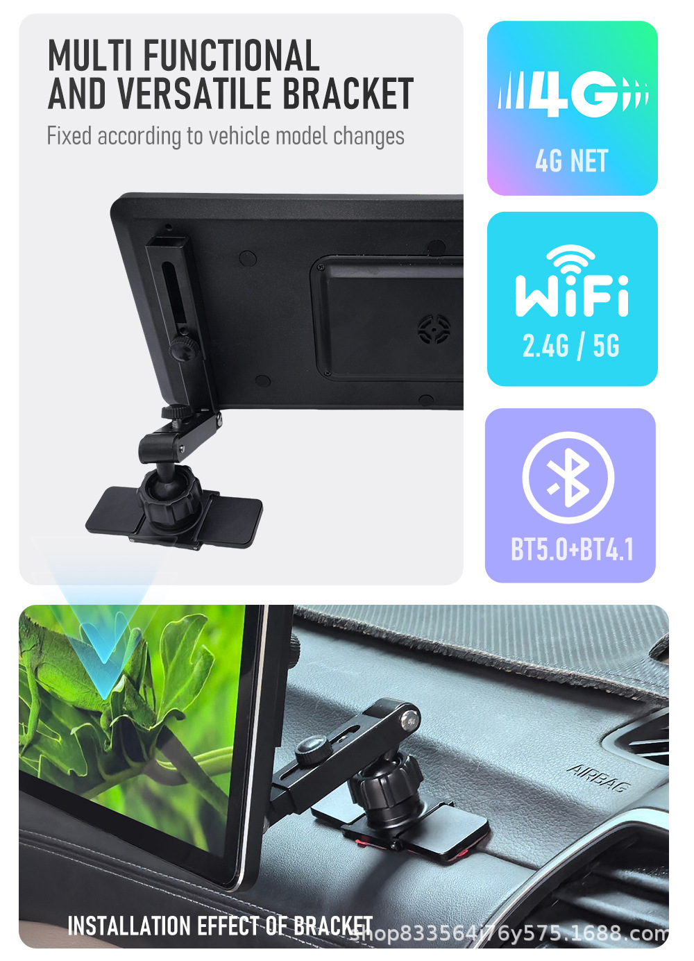 Suitable for Mercedes-Benz and Bmw 12.3 Dual-Screen Navigation System with Qualcomm 6125 Chip, Dual-Screen Interaction, Supports Original Car Systems