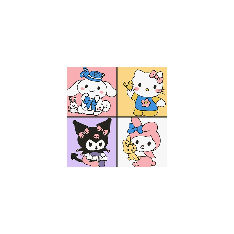 Цифровая головоломка для мозгов, раскраска-книга в мультяшном стиле, ручной работы, подарок на день рождения, оптом