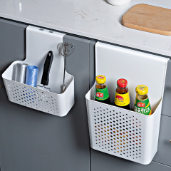 プラスチック壁掛け家庭用ゴミ箱キッチンキャビネットドア吊り壁掛けかご創意キッチン壁掛け収納ゴミ箱