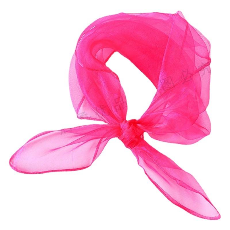 60 см марлевый квадратный шарф детский сад детский танцевальный спектакль шелковый шарф раннее образование экзамен сплошной цвет подарок маленький квадратный шарф марля