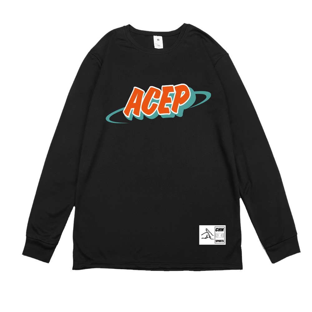 (고품질) ACEP 블랙 속건 긴팔